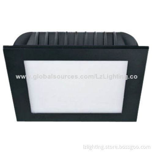 LED square downlight, 30W, slim